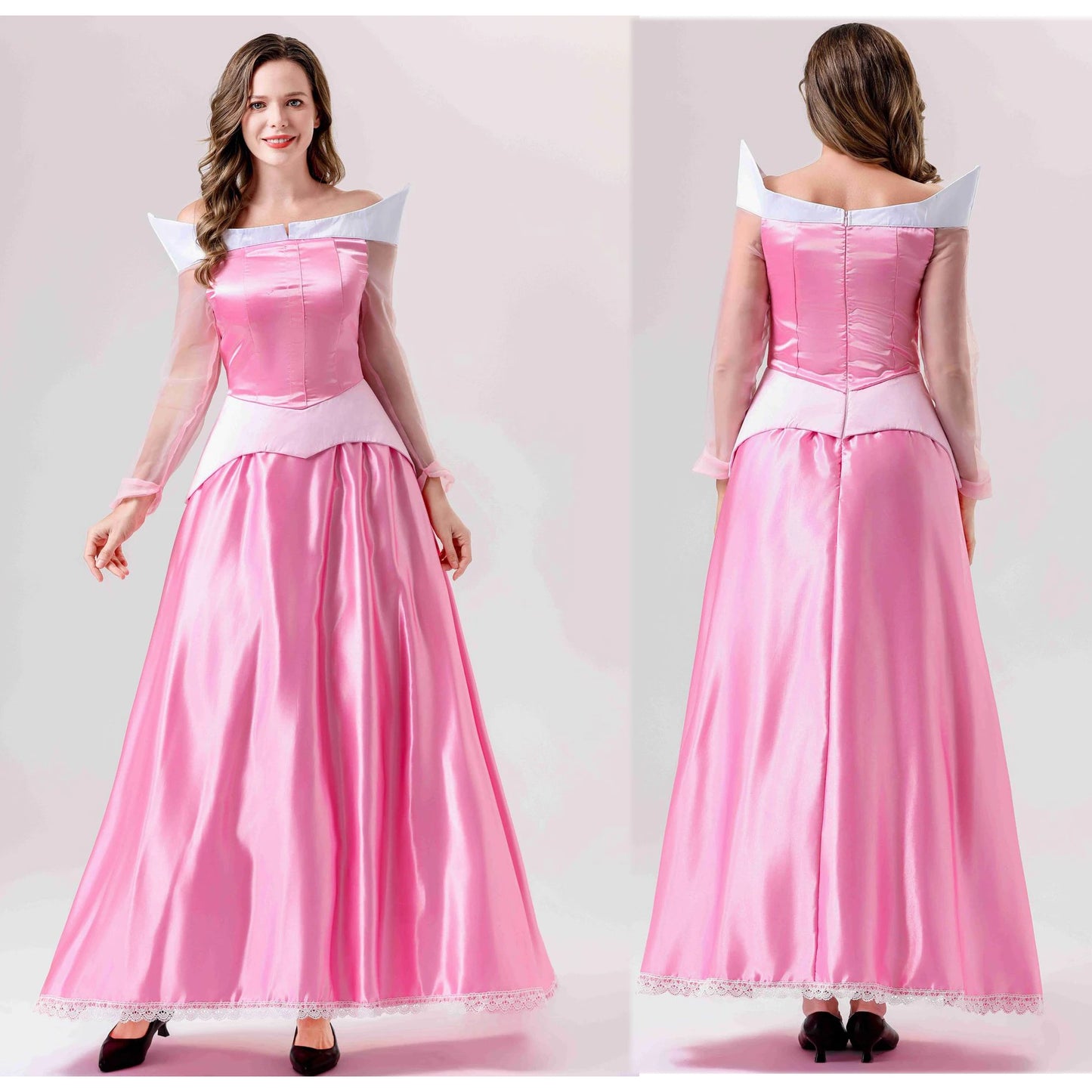 Fancy Cinderella Elsa Cosplay Halloween Dress