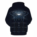 3D Spiderman Pattern Cosplay Men's Hoodie