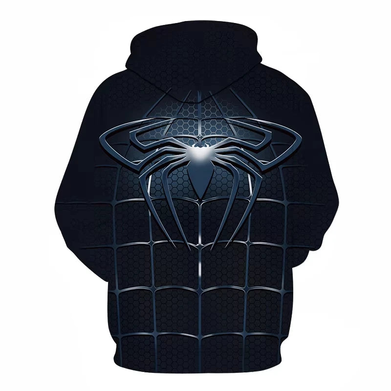 3D Spiderman Pattern Cosplay Men's Hoodie