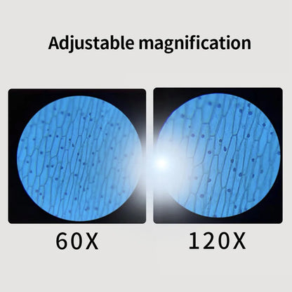 60-120x educational mini handheld microscope toy