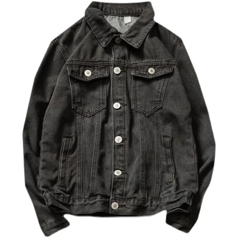 Men's trendy loose-fit denim jacket