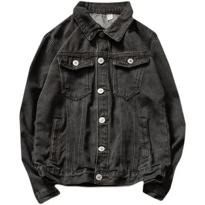 Men's trendy loose-fit denim jacket