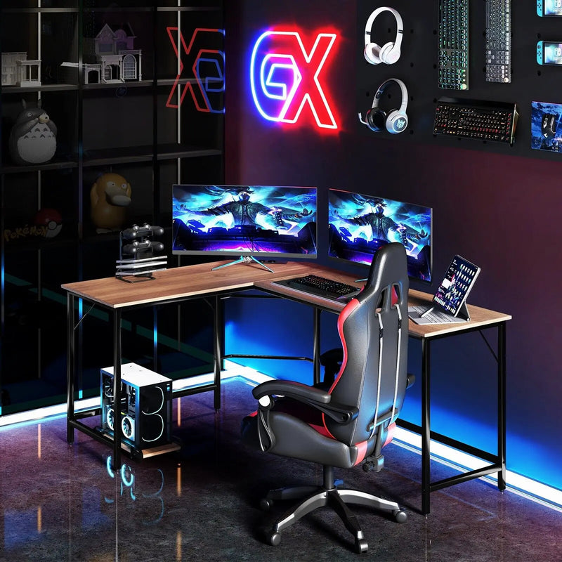 L-Shaped Computer Corner Desk