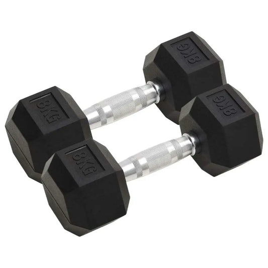 16kg Cast Iron Dumbbells for Strength Training | East R Us