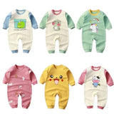 Newborn Cotton Cartoon Unisex Jumpsuit