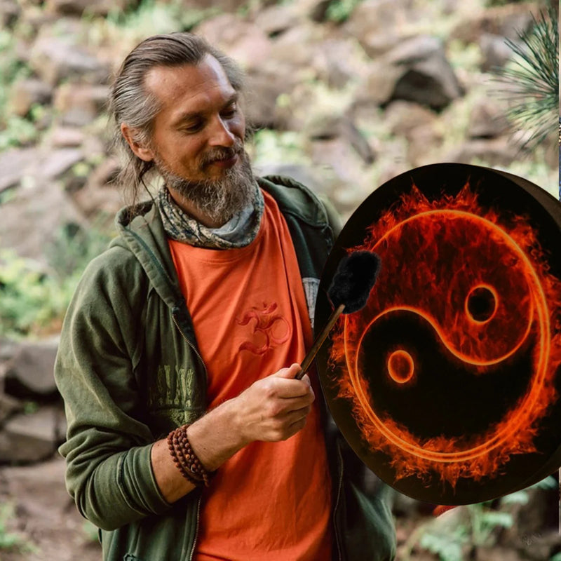 Handmade Shamanic Drum With Drum Stick