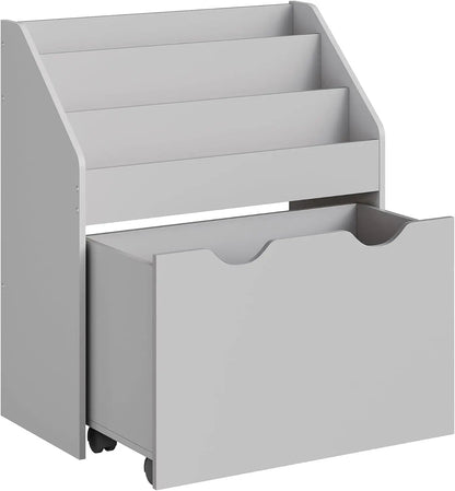 Children's storage box with wheels