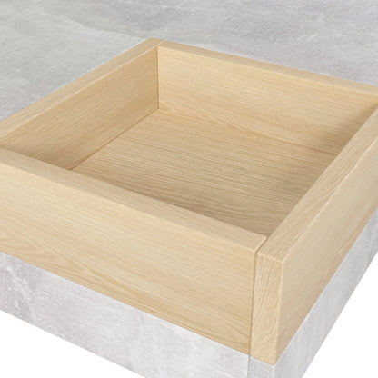 Side table with removable storage box