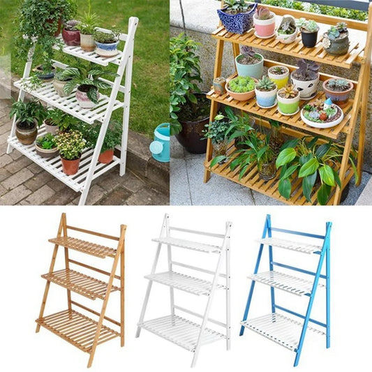 Multi layer foldable flower plant pot