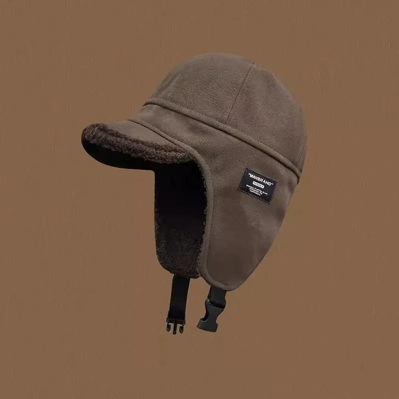 Windproof warm ear protection bomber hats