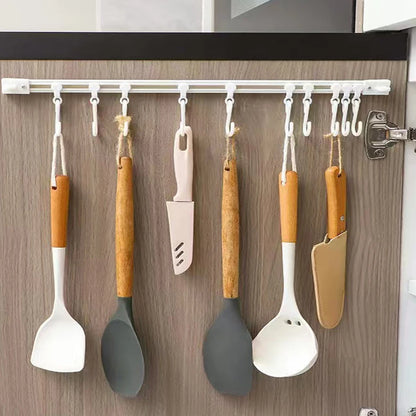 Kitchen row slide type hook