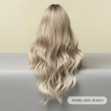 Long Blonde Synthetic Heat Resistant Party Wig