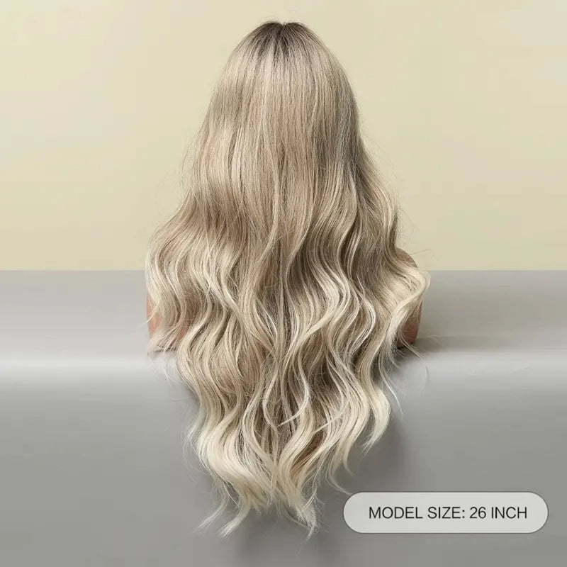 Long Blonde Synthetic Heat Resistant Party Wig