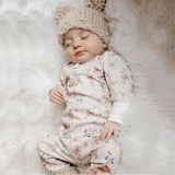 Long Sleeves Soft Cotton Newborn Jumpsuit