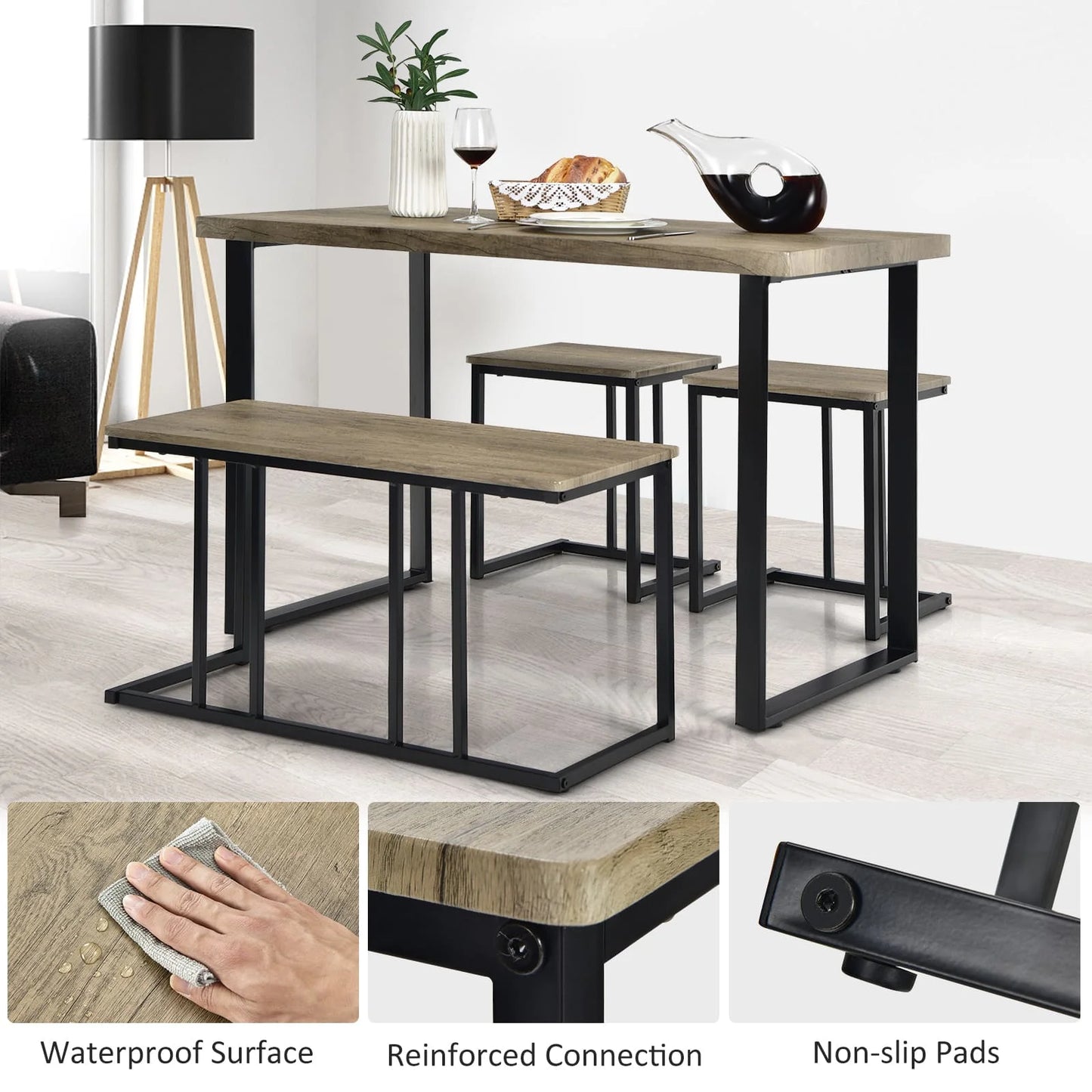 Stylish dining table & chair set