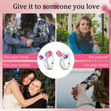 925 Sterling Silver Sparkling Tulip Earrings