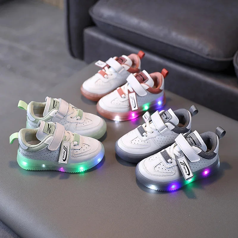 LED Lights Glowing Sneakers for Kids
