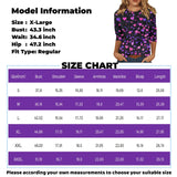 Heart Print Long Sleeve Top For Women