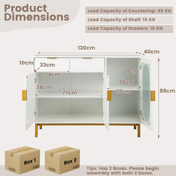 Kitchen Storage Buffet Server Cabinet