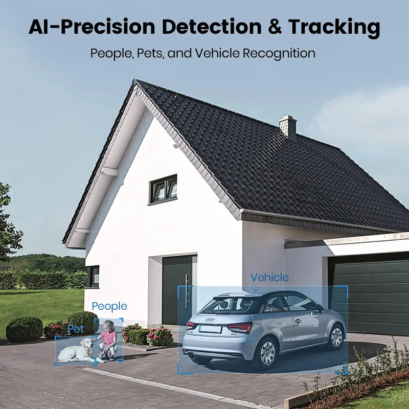 Outdoor 360° View Color Night Vision Wireless Security Camera