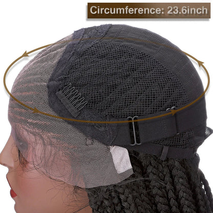 28inch cornrow braids lace wigs