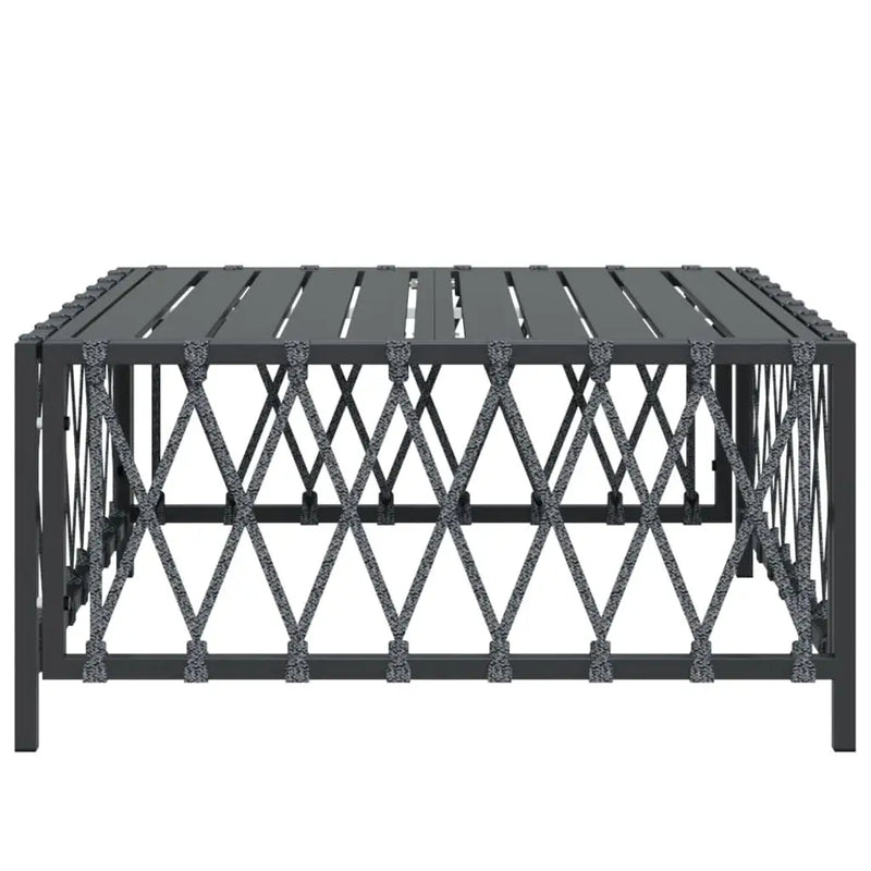 Stylish Anthracite Garden Table