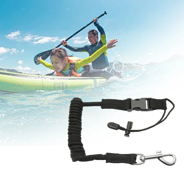 Adjustable Safety Rod Holder Paddle Rope