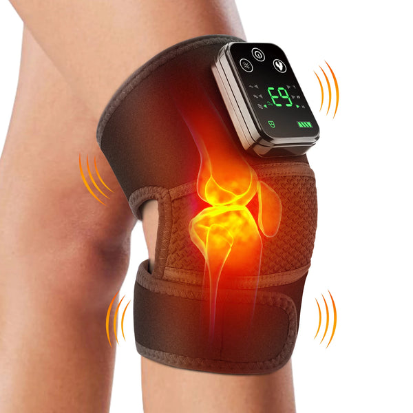 Knee Heating Joint Physiotherapy Hot Compress Vibration Massager