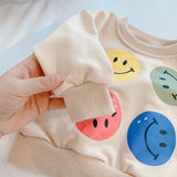 Kids Cartoon Blouse & Pants Set