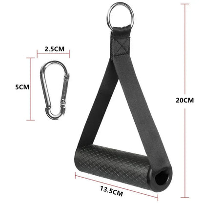 Anti-slip resistance bands with nylon handles