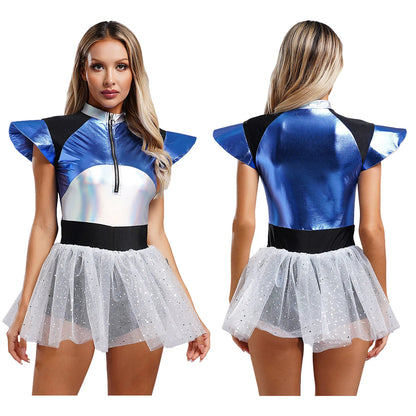 Space cadet alien astronaut halloween robot cosplay costume