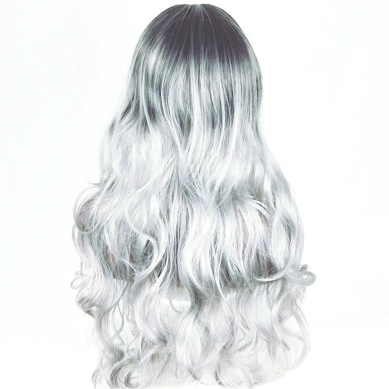 Long Wavy Gradient Synthetic Natural Wig