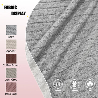 Winter knitted stripe split elastic bodycon dress