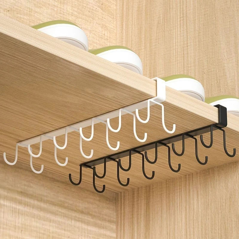 Multifunctional double-row storage hooks