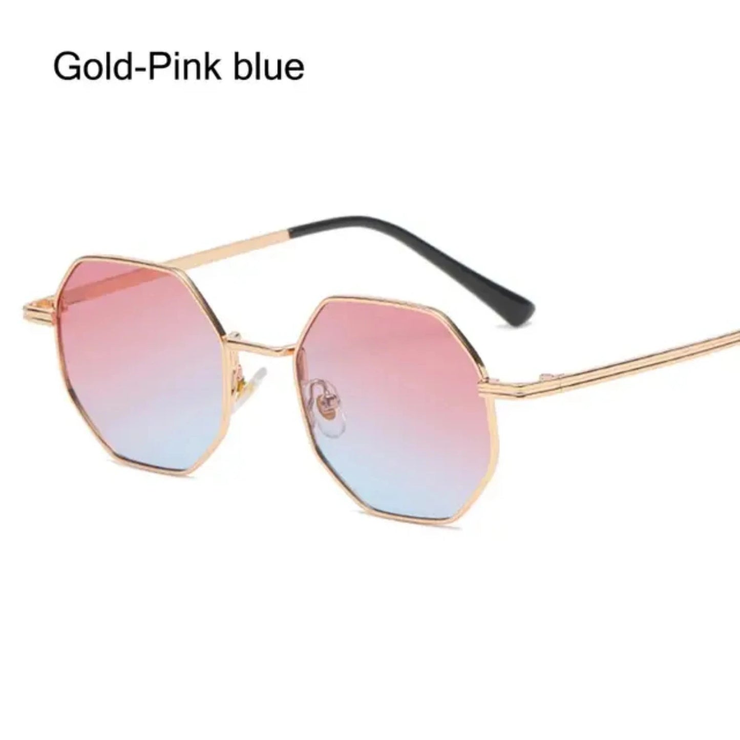 Vintage metal uv protection sunglasses