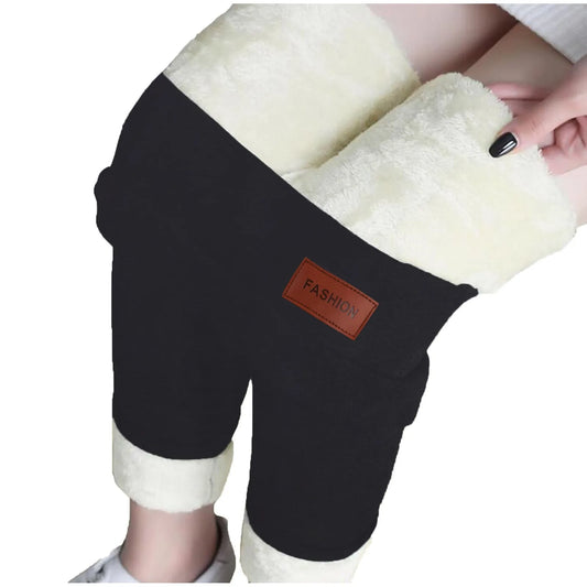 Warm cotton wadded leggings