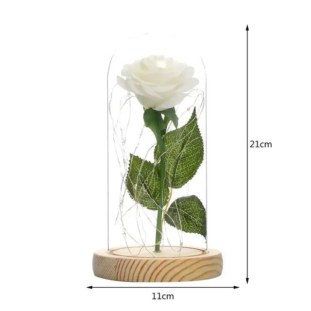 Led rose artificial flowers