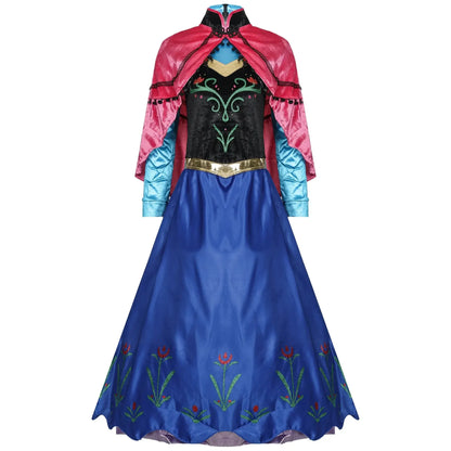 Frozen anna princess cosplay costumes