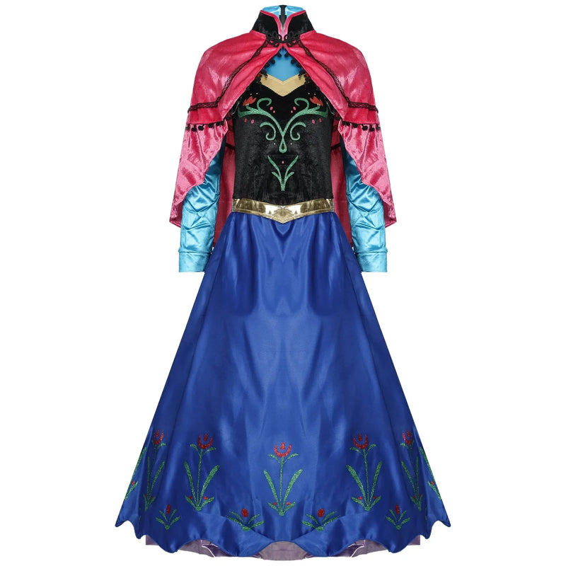 Frozen Anna Princess Cosplay Costumes