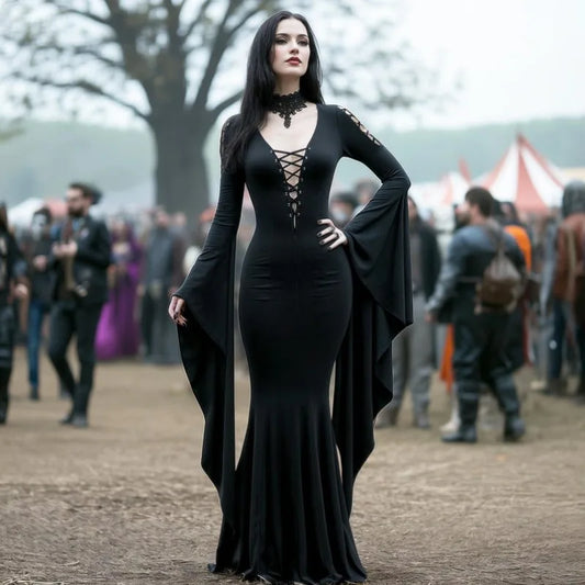 Medieval Gothic Witch Halloween Costume