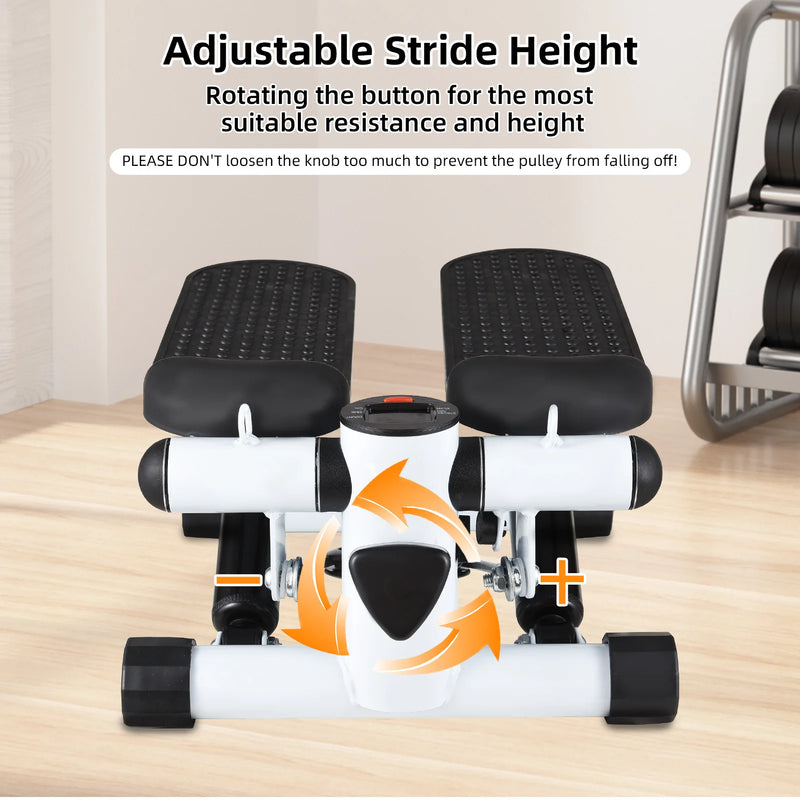 Mini Stepper For Home Exercise With Resistance Bands