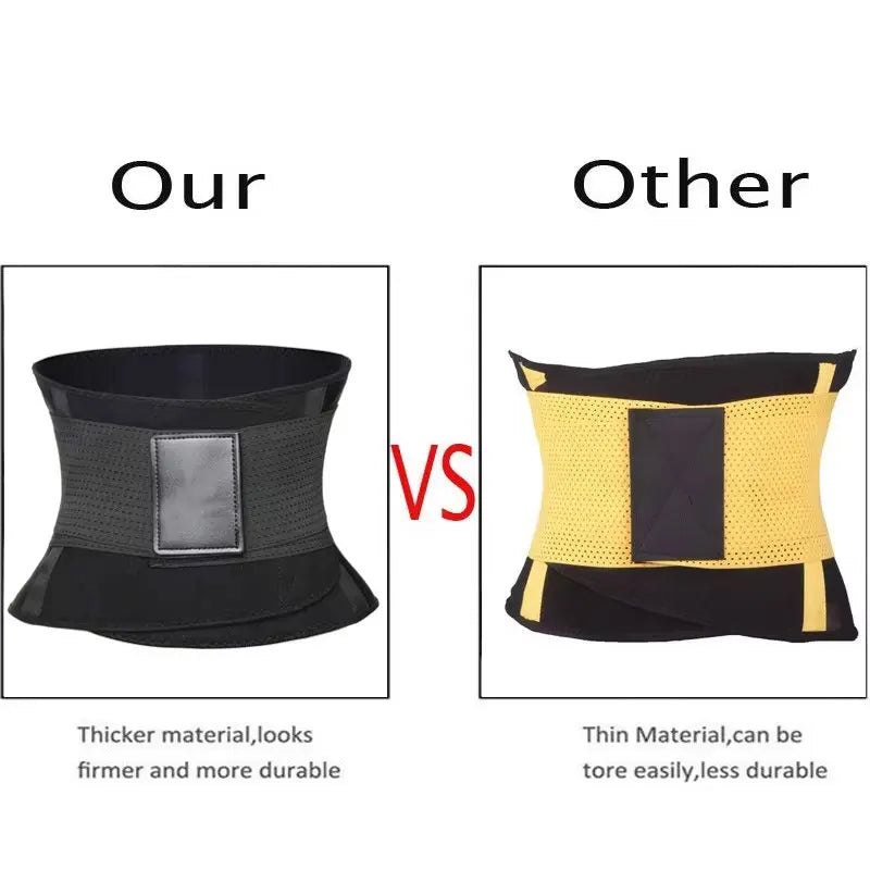 Waist trainer belly slimming belt