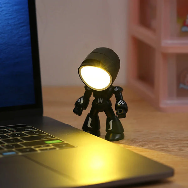 LED Cartoon Cute Hero Police Desk Lamp