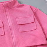 Long Sleeve Zipper Sweatshirt and Pants Set