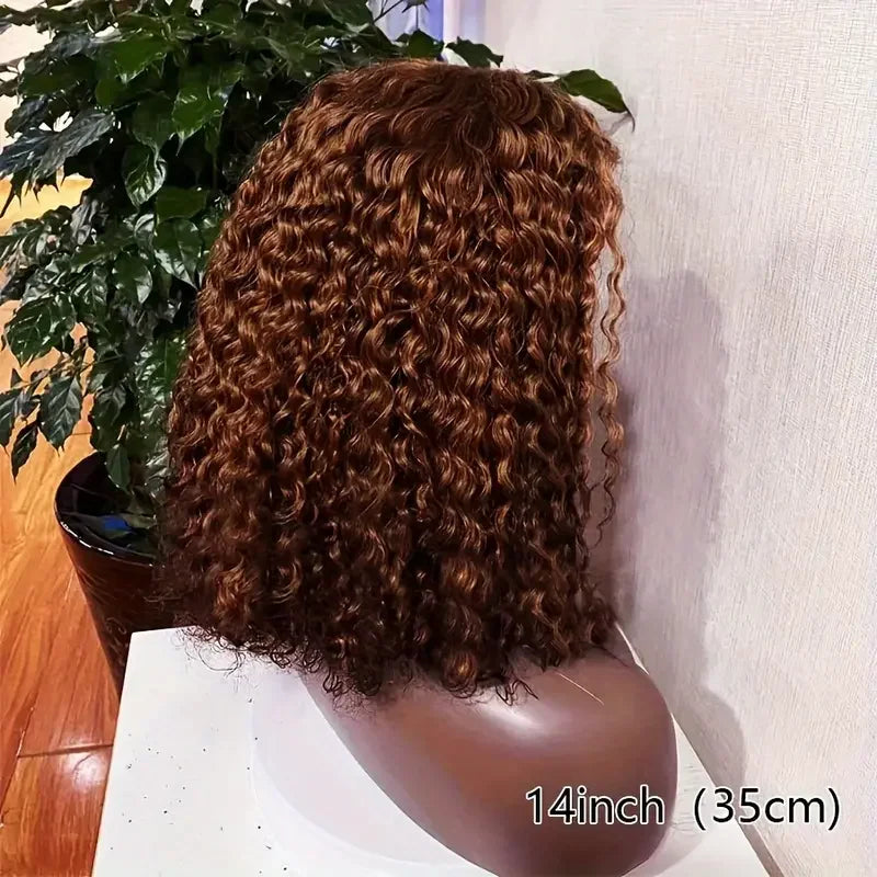 13x4 lace frontal deep wave human hair wig
