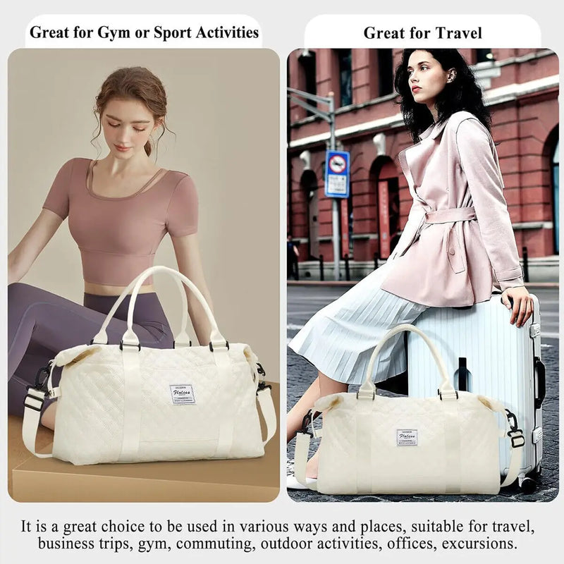 Women's Multifunctional Duffle Carry On Bag