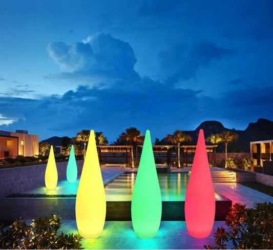 Usb landscape rechargeable lamp