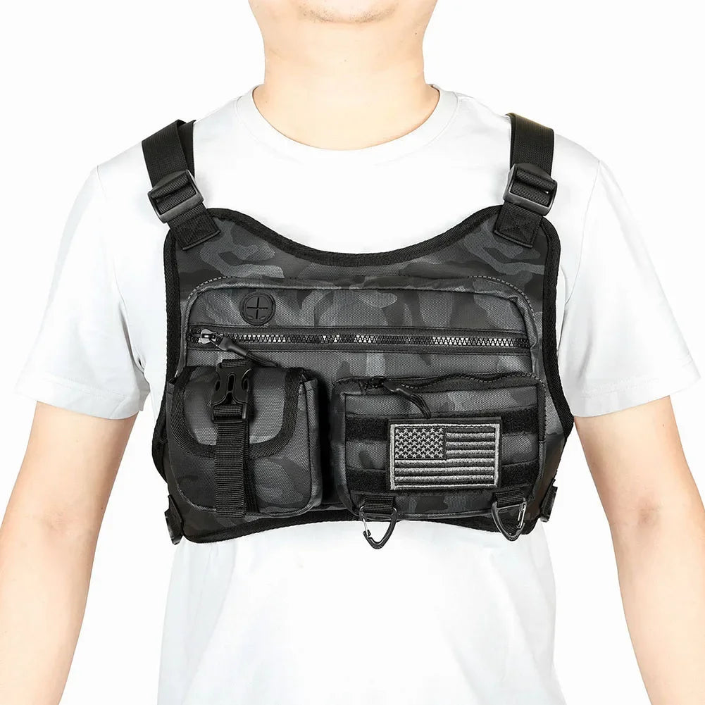 Adjustable strap fashion sport vest backpack