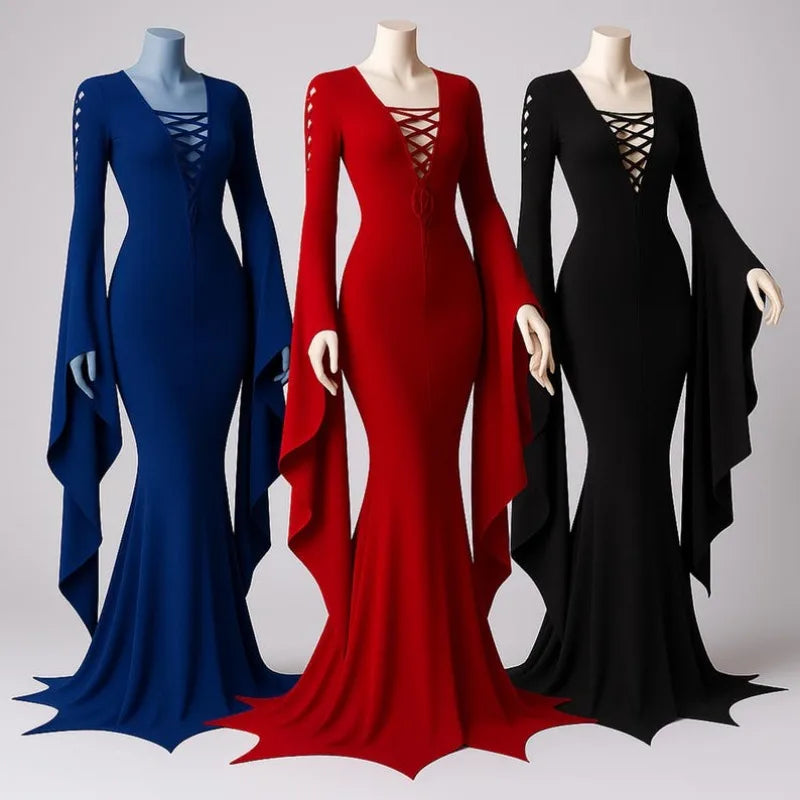 Medieval Gothic Witch Halloween Costume