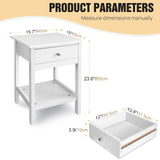 Modern Wooden Bedside Table